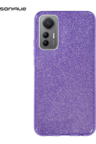 Other Σονίκ Λαμπερή Πίσω Θήκη Σιλικόνης Μωβ (Xiaomi 12 Lite)