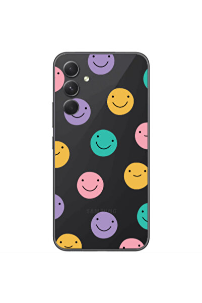 Other Samsung Galaxy A25 Colorful smiles Transparent Silicone TPU Θήκη
