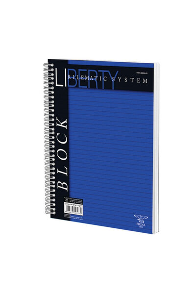 PIGNA Caiet spiralat A4 80 de foi Dictation Liberty