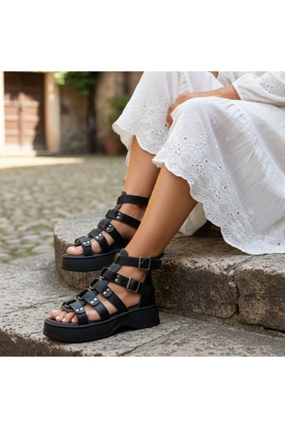 Tress Fashion Sandale Dama / Reia negru