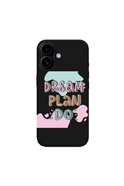 OEM Apple iPhone 16 Plus Dream Plan Do Μαύρη Θήκη Σιλικόνης TPU