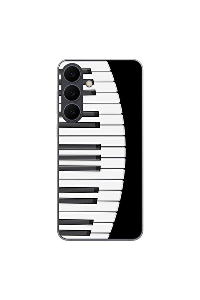 OEM Husa compatibila cu Samsung Galaxy S25 FE Silicon Gel Tpu Model Piano Keys