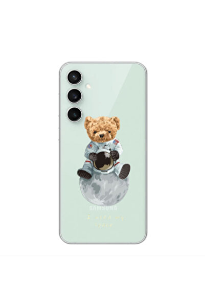 Other Samsung S24 Plus Bear in space Transparent Silicone TPU Θήκη