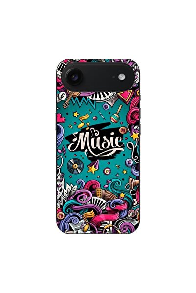 OEM Husa compatibila cu Apple iPhone Air Silicon Gel Tpu Model Pop Art Music