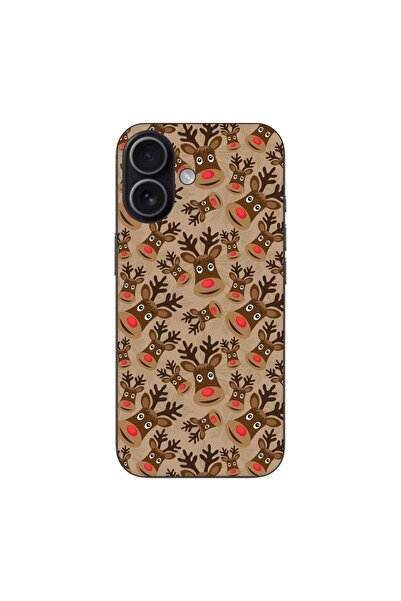 OEM Husa compatibila cu Apple iPhone 17 Silicon Gel Tpu Model Craciun Rudolf ...