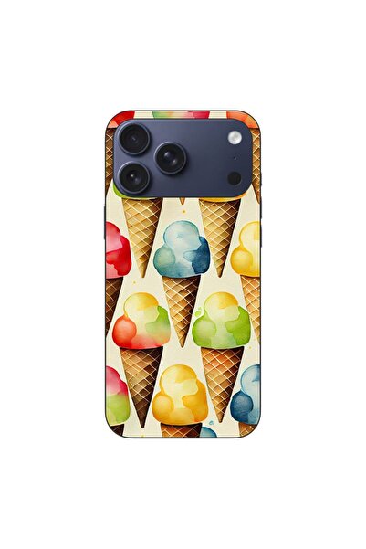 OEM Калъф, съвместим с Apple iPhone 17 Pro Max, от силиконов гел TPU, с десен...