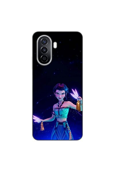 OEM Husa compatibila cu Huawei Nova Y70 Silicon Gel Tpu Model KPop Demon Hunt...
