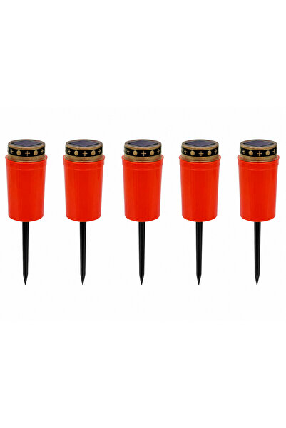 Erstee Set 5 Lămpi Solare LED pentru Grădină cu Țepușă – Iluminare Decorativă...