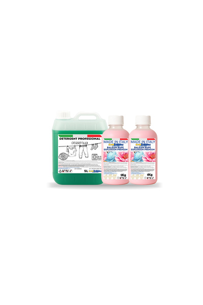 FREEBUBLESS Pachet 5 kg Detergent Profesional si 2 kg Balsam