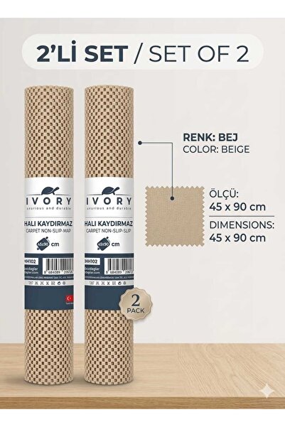 IVORY Hali Kandirmaz Mat 45 X 90 cm Var Pet Non-Slip Mat 45X90 cm