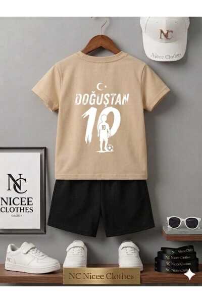NC Nicee Clothes Summer Children's T-Shirt Shorts Unisex (Printed with Number...