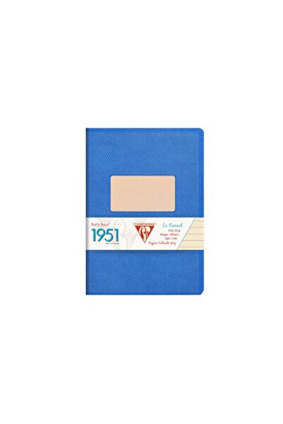 Clairefontaine Caiet capsulat A5+ (14.8 x 21 cm), 48 de pagini, 1951 albastru