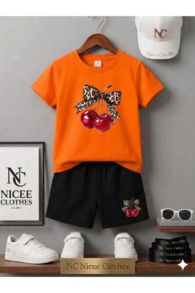 NC Nicee Clothes LETNJA DEČJA MAJICA I KRATKE HLAČE UNISEX (KURDALEE SA ŠAROM...