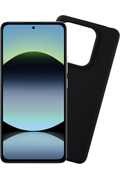 Other Volte-Tel Θήκη Πλάτης Σιλικόνης με Μαύρο Λουράκι Λαιμού Redmi Note 14 4G