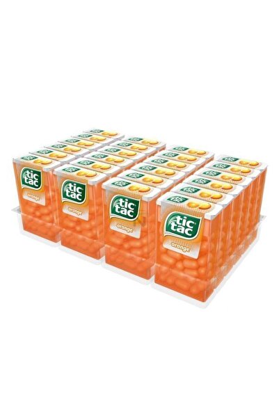Tic Tac ΚΑΡΑΜΕΛΕΣ 18γρ - (24x18γρ) (ΠΟΡΤΟΚΑΛΙ)