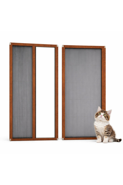 sineklikstore EN:0-100 cm x BOY:0-220 cm Akordiyon Pileli Kapı Kedi Sinekliği...