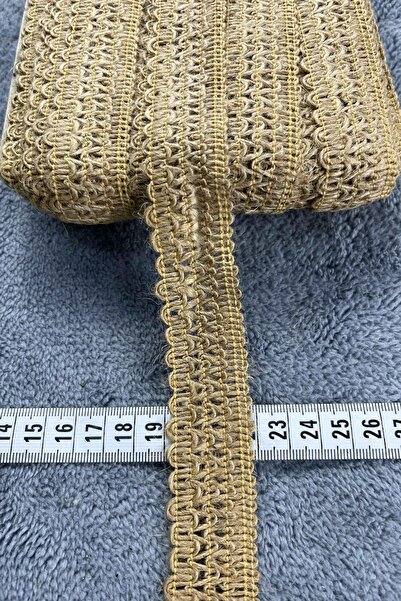 Hobigram Terraweave Nomad Hasır Şerit Kurdele – Doğal Bohem Örgü Dekoratif 1 Metre