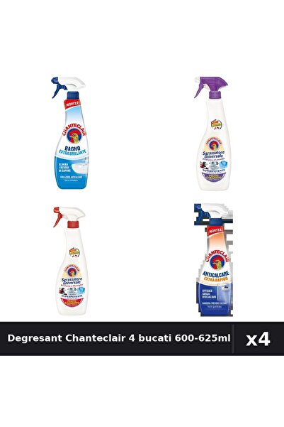 Chanteclair Set 4 Degresant Universal 600-625ml - Lavanda, Marsilia, Extra Ra...