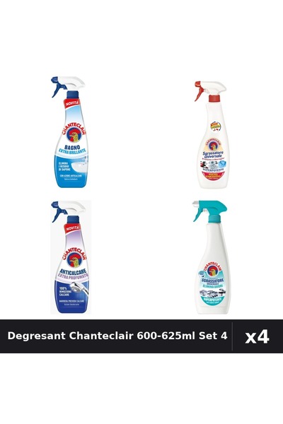 Chanteclair Set 4 Degresant Universal 600-625ml - Marsilia, Anti-Miros, Extra...