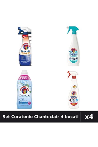 Chanteclair Set 4 Degresant și Balsam 625ml-1800ml - Anti-Miros, Marsilia, Sa...