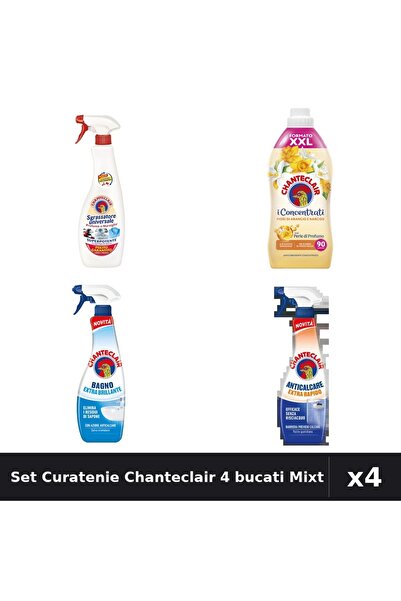 Chanteclair Set 4 Degresant și Balsam 600ml, 625ml, 1800ml - Marsilia, Portoc...