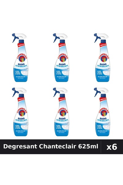 Chanteclair Set 6 Degresant Universal 625ml Extra Stralucire - Anticalcar, Cu...