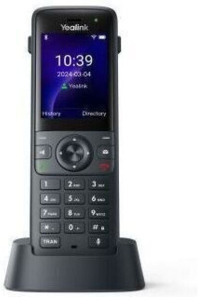 Yealink Ax86r Ανθεκτικό Ασύρματο Τηλέφωνο IP Μαύρο