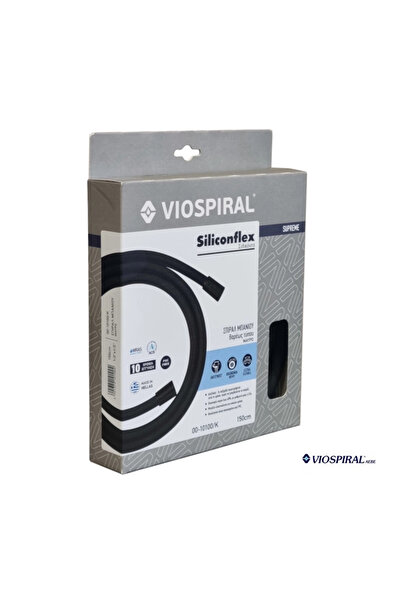 Beta Shoes Σπιράλ Λουτρού Viospiral Ματ Μαύρο 150cm 00-10100/K Siliconflex [κ...