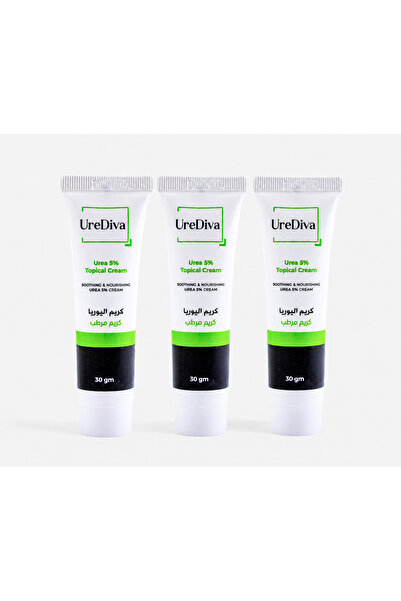 UreDiva Yuriydeva Cream Urea 5% Topical 30g-3 Pcs