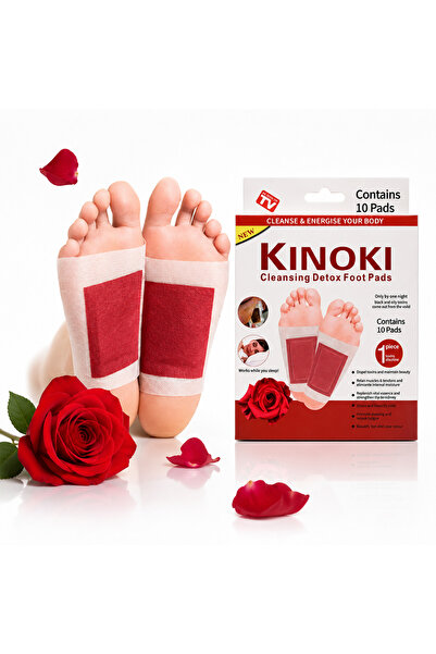 Teno Pachet de 10 plasturi detox KINOKI, cu extract de trandafir, pentru somn...