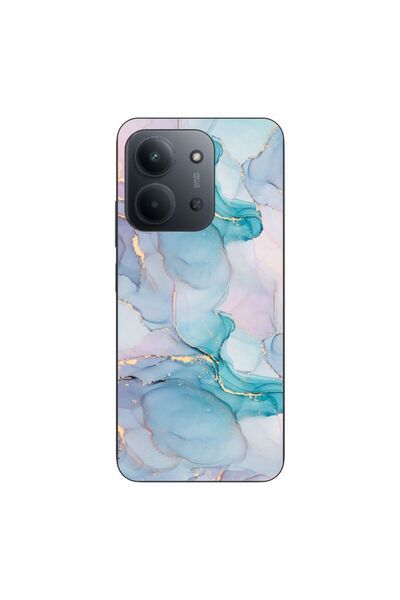OEM Θήκη συμβατή με Xiaomi Redmi 15C Σιλικόνης TPU με αφηρημένο σχέδιο ακουαρ...