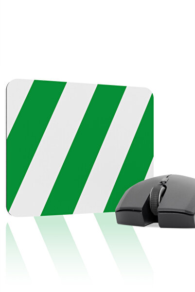 mousepad bastir Verde Alb 22X18 Fan Gaming Player Mouse Pad Bază anti-aluneca...