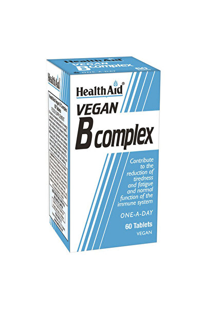 Health Aid Βίγκαν Συμπλέγματος Β 60 Ταμπλέτες