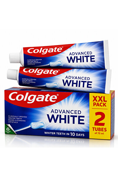 Colgate Pastă de dinți Colgate® Advanced White XXL Pack, efect de albire, 2 x...