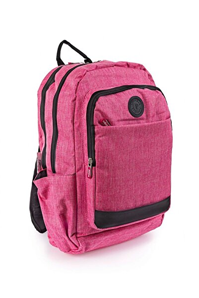 Pippa Rucsac de damă Fabeka roz cu compartiment pentru tabletă - Casual și că...