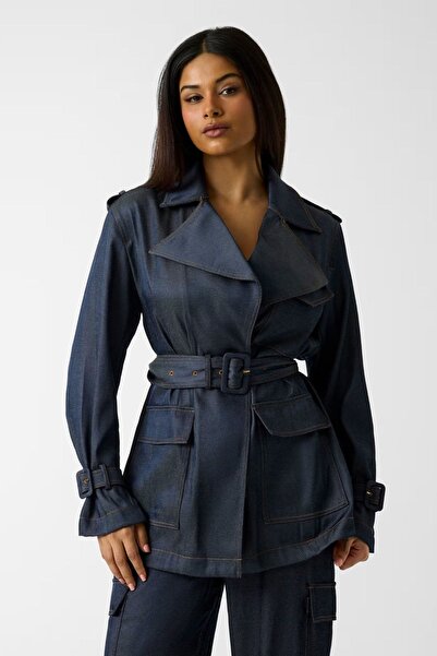 Guess Women's Blue Denim Jacket