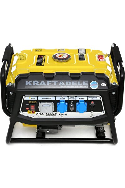 Kraft Generator de curent 3500W, pe benzina, motor 4 timpi, 12/230V,