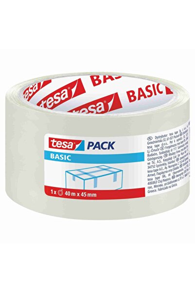 Tesa Bandă adezivă transparentă acrilic 40M 45MM