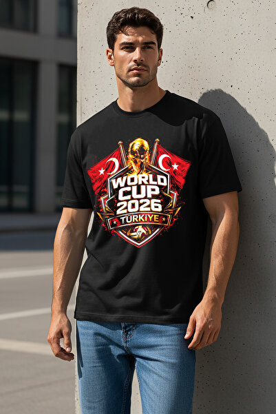 MODEX STYLE World Cup 2026 Turkey Oversize T-Shirt |   100% Cotton Fan Graphi...