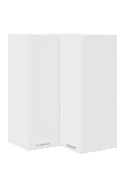 vidaxl Dulap suspendat cu depozitare Alb 57 x 57 x 80 cm Lemn compozit