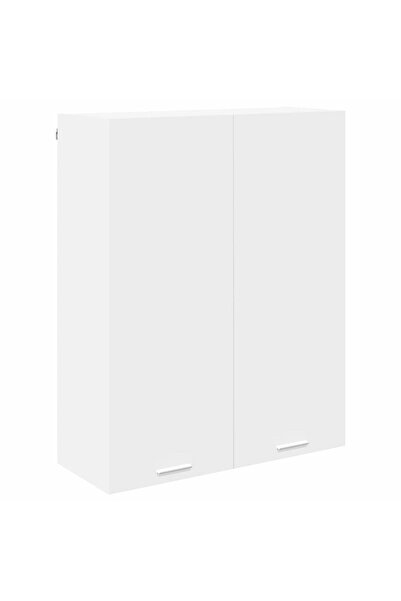 vidaxl Dulap suspendat cu ușă Alb 80 x 31 x 100 cm Lemn compozit