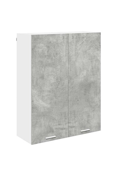 vidaxl Wall cabinet Concrete grey 80 x 31 x 100 cm Composite wood