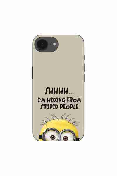 OEM Case compatible with Apple iPhone 16e Silicone Gel Tpu Pattern Minion Mes...