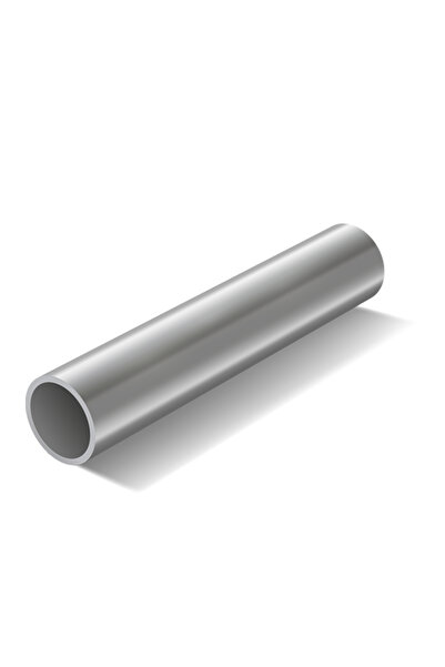 Metal Deposu Alüminyum Boru 50mm Çap 1,5 mm Et Kalınlığı 30cm Boy