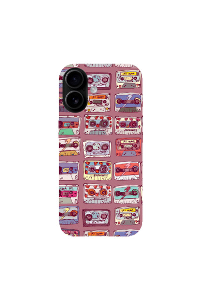 Other Apple Iphone 16 plus Cassttes Transparent Silicone TPU Θήκη