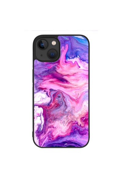Other Apple iPhone 13 Mini Marble art Black Glossy Θήκη