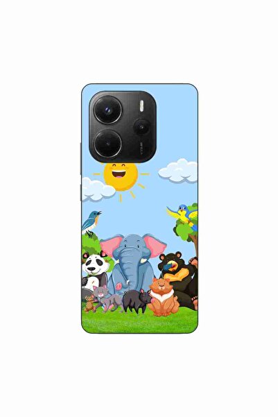 OEM Θήκη συμβατή με Xiaomi Redmi Note 14 4G Σιλικόνης TPU με σχέδιο  "Φίλοι τ...