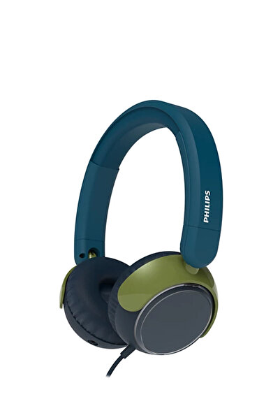 Philips 2000 Series Kristal Deniz Mavisi Unisex Çocuk Kulak Üstü Kablolu Kula...