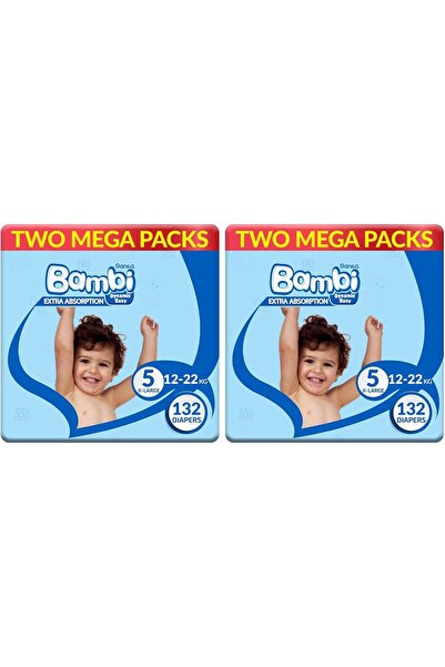 Sanita Bambi Baby diapers size 5, extra large XL for weight 12-22 kg from San...
