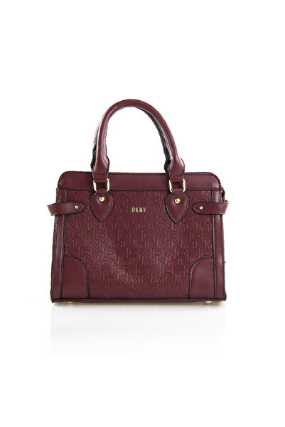 Dkny حقيبة DK ريترو توت - حقيبة كتف وكروس كلاسيكية بلون واحد للنساء